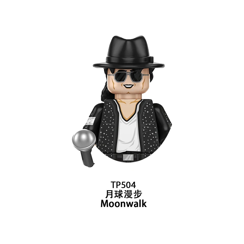 Neue Michael Jackson Bausteine für Spielzeug und Geschenke, Mini-Actionfiguren, Bauklötze für Partygeschenke