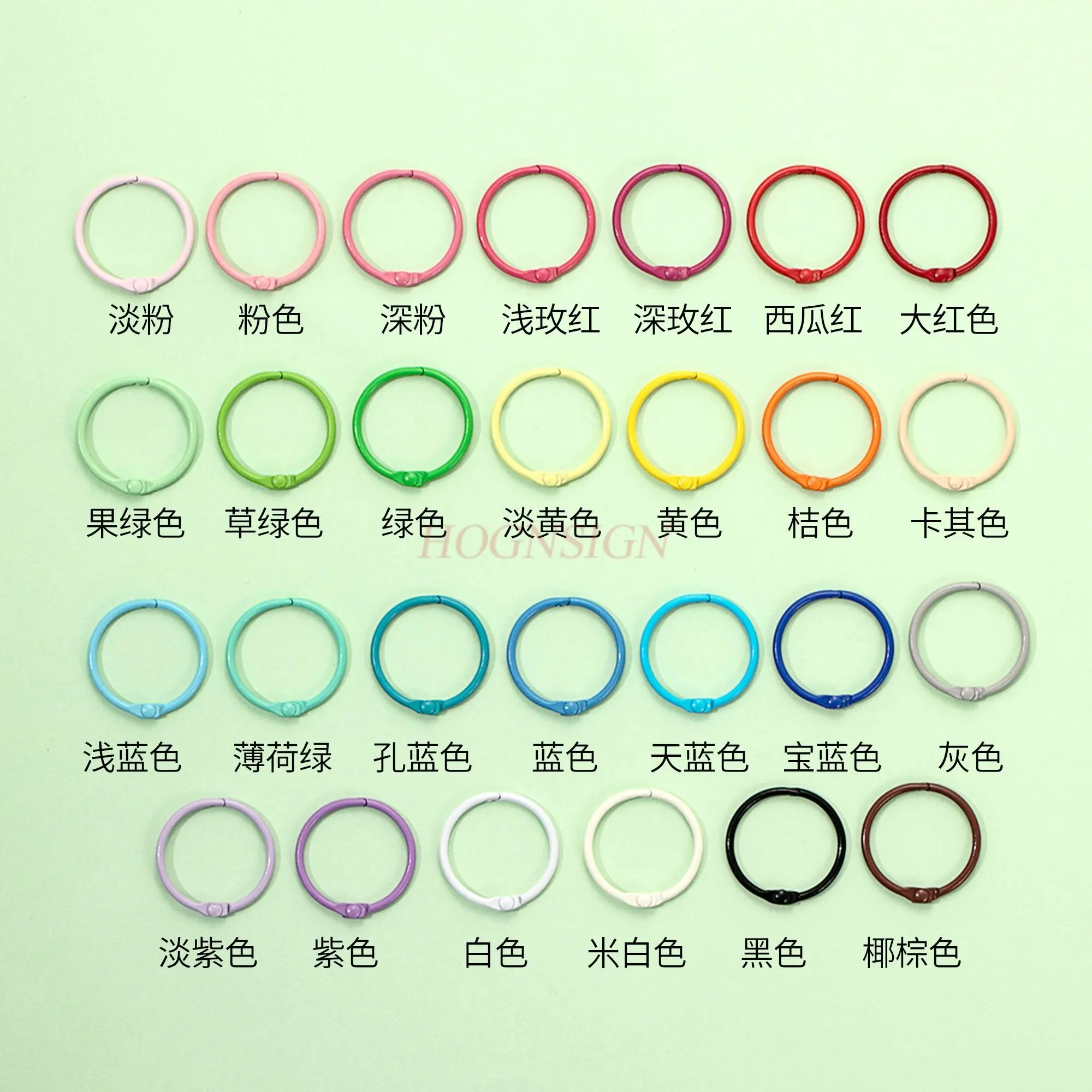 10PCS card ring hinges DIY handmade keychain material jewelry accessories buckle