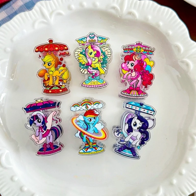 

Cartoon My Little Pony Butt Design Fun Stationery Clips Bookmark Note Holder Gift