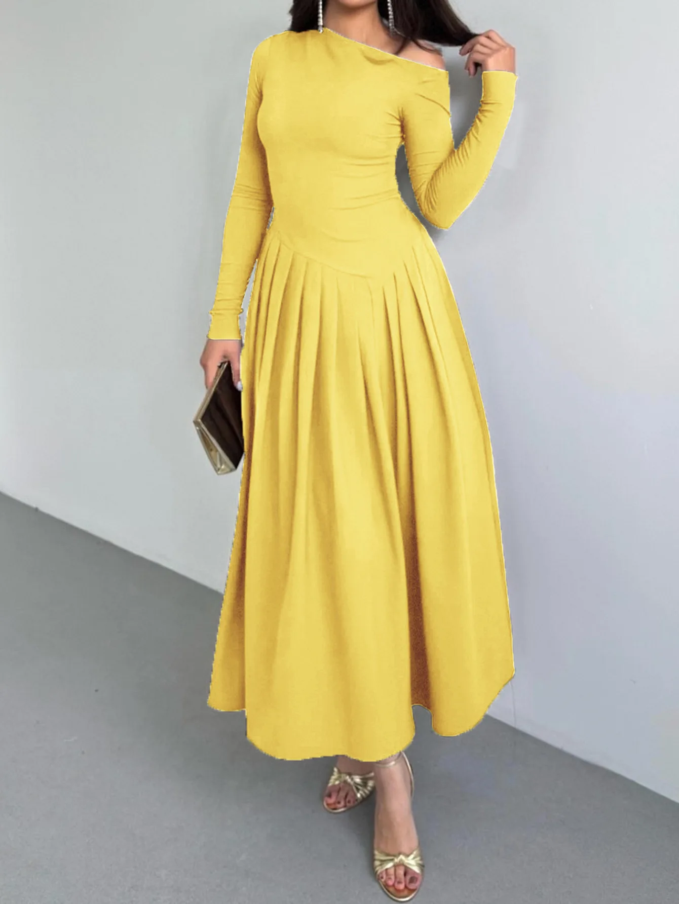 Vestidos femininos vestido medusa primavera malha ilhó bordado a céu aberto em camadas gota-cintura princesa novo deslocamento francês requintado