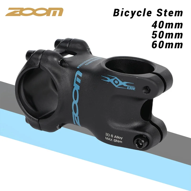 

ZOOM length 40/50/60mm sandblasting anodetreatment short handlebare ±3 degree Suitable for 28.6mm Handle components