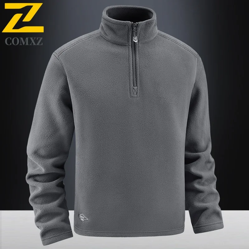 

COMXZ Мужская походная куртка Расслабленный дизайн для путешествий Ветрозащитная теплая парка Однотонный воротник-стойка Легкая зимняя новая верхняя одежда