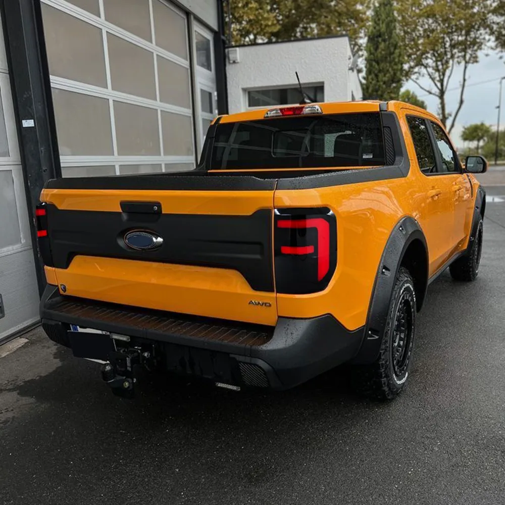 2 قطعة LED أضواء خلفية الجمعية لفورد مافريك XL XLT 2022-2025 متتابعة بدوره إشارة الجذع مصابيح الفرامل الخلفية #6