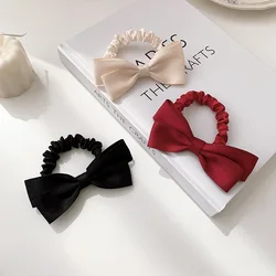 1PCS New Bowknot Headwear Girls Elastic Hair Bands Head Rope Tie Ponytail Hair Circle Woman Hair Accessories Lady Headdress