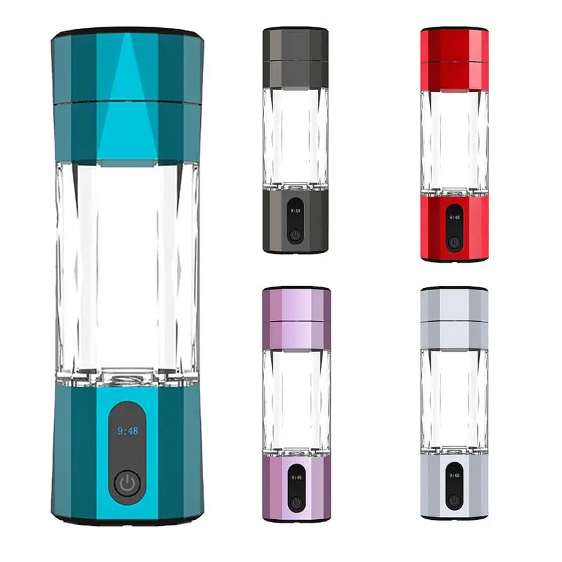 

Hydrogen Water Bottle PEM Electrolytic Hydrogen Water Cup 208ml Rechargeable Digital Touch Control LED Display 2 Modes Water