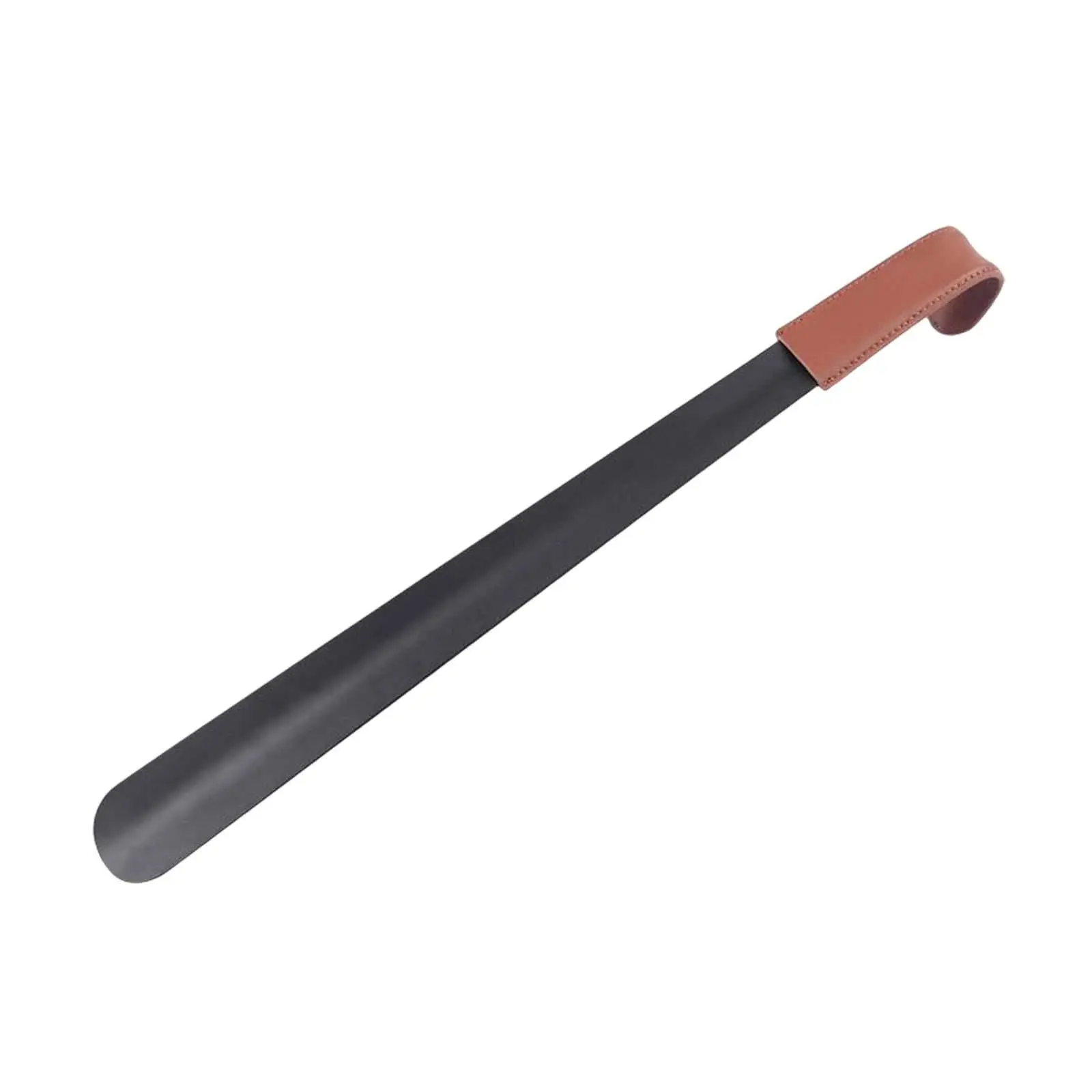 휴대용 가죽 구둣주걱 긴 손잡이 신발 착용 도우미 42cm 부츠용 구둣주걱