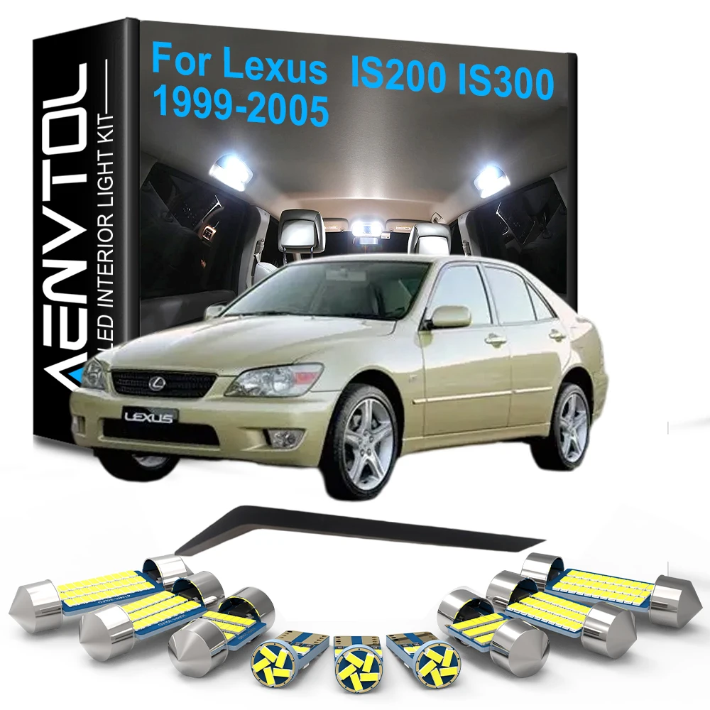 14Pcs Car Interior LED Lights Canbus for Lexus IS IS200 IS300 1999 2000 2001 2002 2003 2004 2005 Car LED Bulb Interior