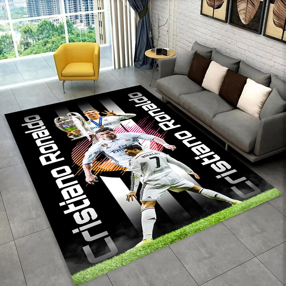 

CR7 Goat Ronaldo Football Star Carpet Rug for Playroom Bedroom Living Room Sofa Home Decor,kids Area Rug Non-slip Floor Mat Gift