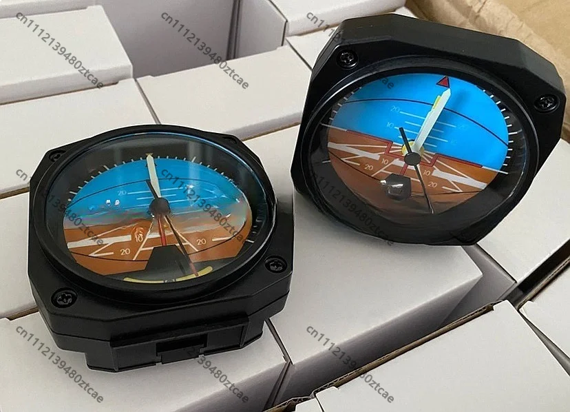 Aviation Clock Aircraft Instrument Alarm Clock Simulation Instrument Gift