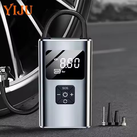 6000mAh 휴대용 자동차 공기 압축기 12V 150PSI 오토바이 자전거 보트 자동 타이어 공에 대 한 전기 무선 타이어 팽창기 펌프