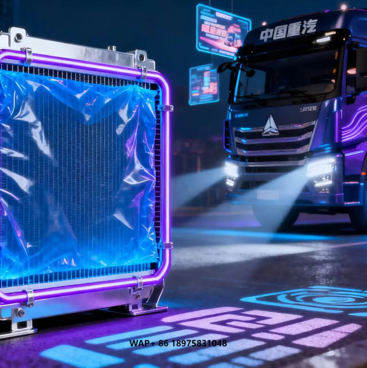 منتجات المصنع الأصلية لمجموعة المبرد SINOTRUK لـ SINOTRUK YG9525537010