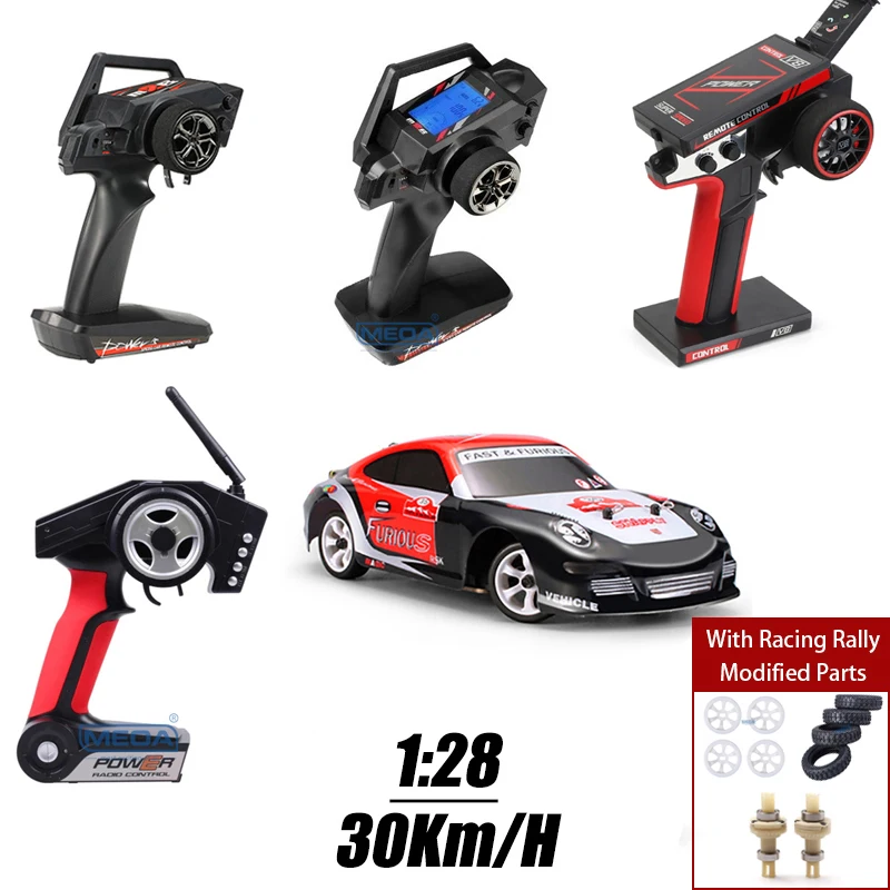 WLtoys K969 4WD Car 30Km/H Mosquito Racing RC With 1/28 V1/V2/LCD/V8 Multi Version Speed Limit Function Remote Control