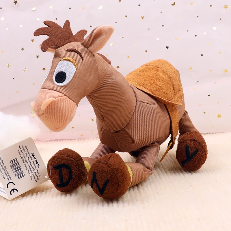 Peluche de Caballo de Toy Story para Niños, Muñeco de Peluche de Felpa, Lindo Animal de Peluche de Algodón, Juguetes Originales de Pixar, Figura de Anime Suave, Regalo para Niños