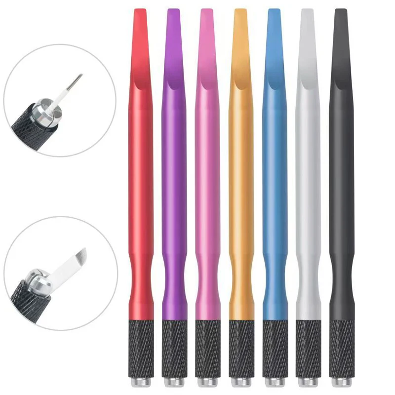 

3pcs Manual Tattoo Pen Set for Microblading Eyebrow Lip Tattoo Permanent Makeup Tebori Pen Kit with Eyebrow Accessories Supplies