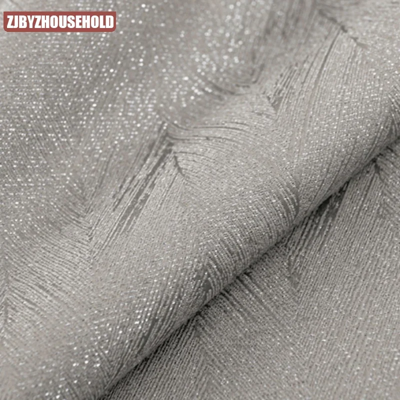 

Modern Light Luxury High-precision Gold Jacquard Solid Color Blue Shading Curtains for Living Dining Room Bedroom Customization