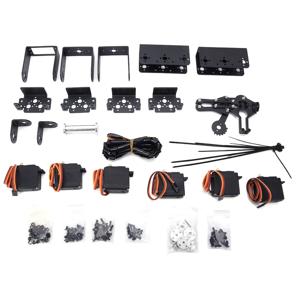 Kit Penjepit Cakar Robot Mekanik 6DOF, Manipulator DOF, Suku Cadang Robot Industri, Suku Cadang Robot Industri, Cakar Robot Lengan Mekanik