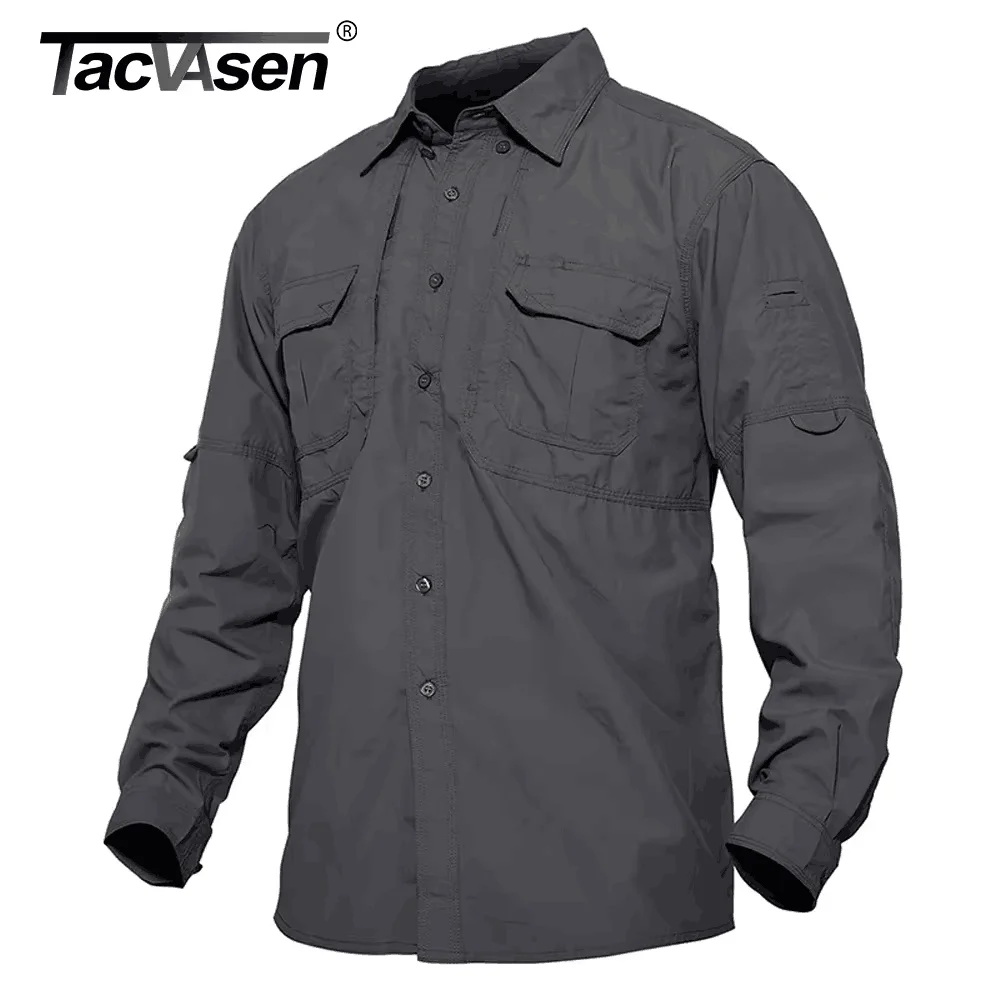 TACVASENMensLongSleeveShirtsSummerLightweightQuickDryingShirtHikingNylonShirtsLongSleeveOutdoorWorkCargoShirts-AliExpress200000343