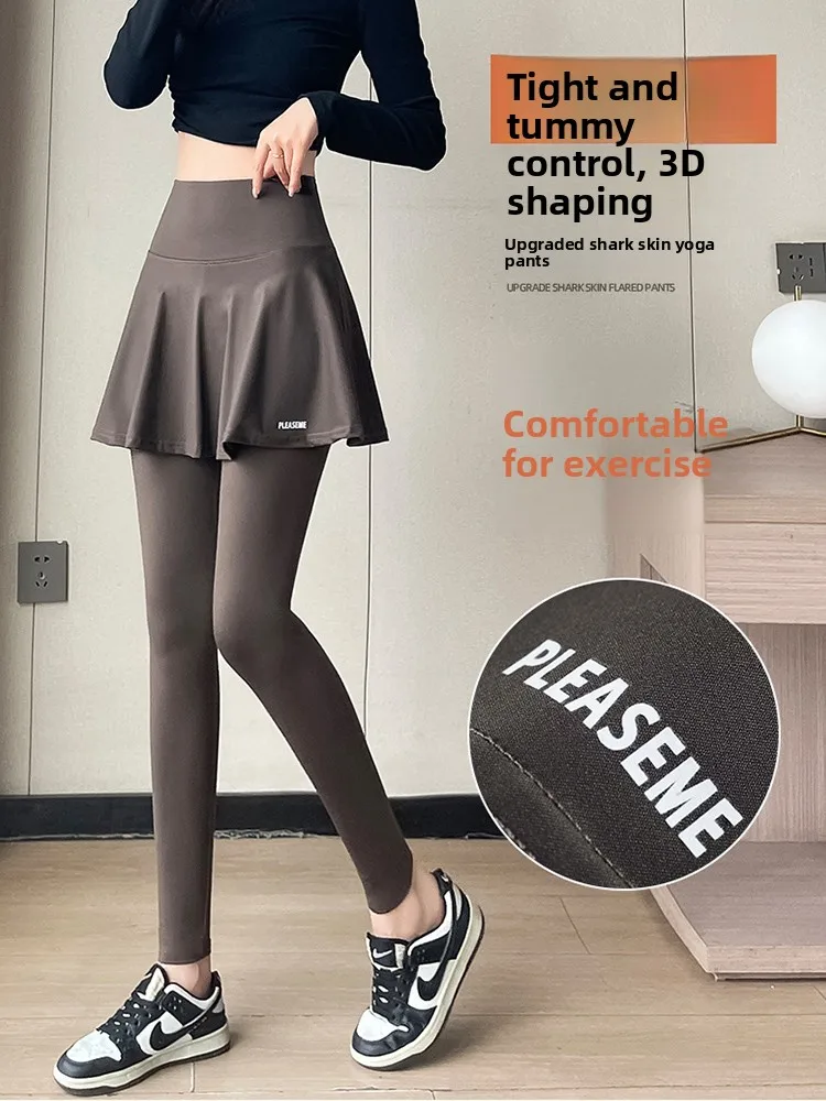 Ensemble de Sport de course pour femmes, tenue de Yoga, de course du matin, pantalon de Fitn, taille haute, Long, mélange de Nylon et de Spandex, scène décontractée