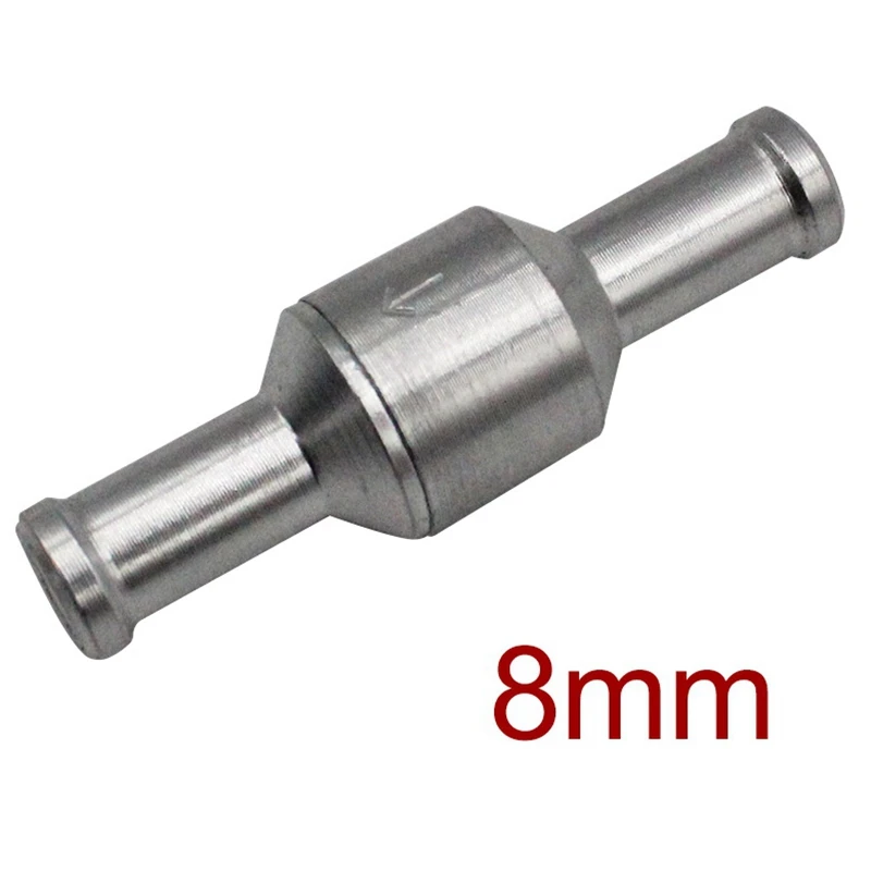 8mm Check Valve Brake Servo Booster No Return Inline One Way Valve Non Return Valve Vacuum Hose Aluminum