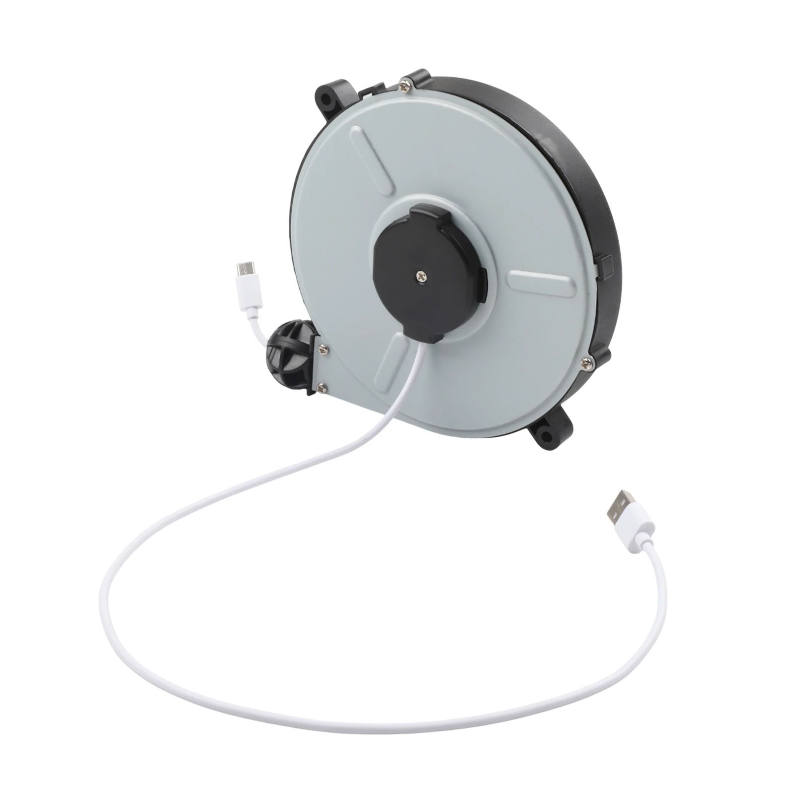 1pc Automatic Retractable Power Reel Cable Data Cable Winding Reel Charging Cable Power Cord Reel Protective Cover