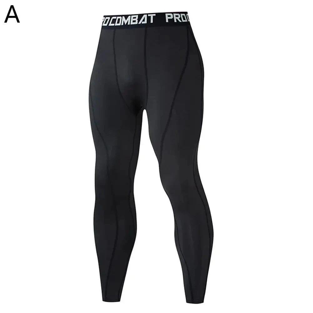 Gym Mens Fitness Running Sport Pants Athletics Tight Leggings Joggings Skinny Yoga Compression Trousers Lycra Sweatpants Dry Fit