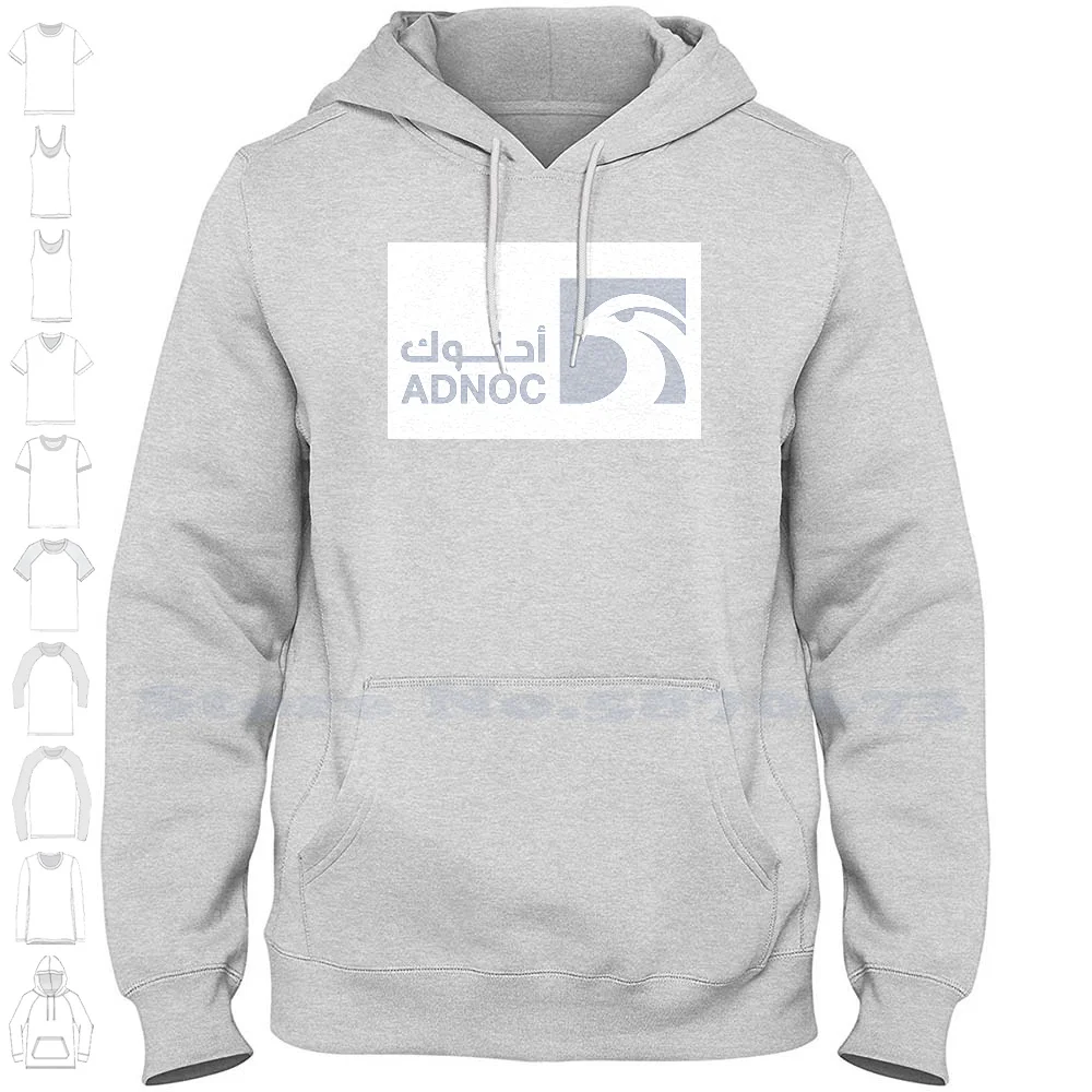 

ADNOC Logo Unisex Clothing 100% Cotton Sweatshirt Printed Brand Logo Graphic Hoodie