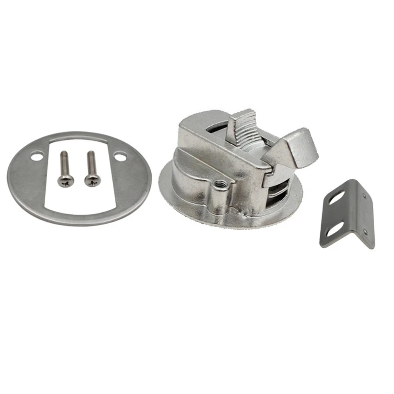 QM Essential Securely Lock Deck Lifting Hardware Easy to Use Recessed Pull Convenient Floor Lock Steel Perfect for Boats