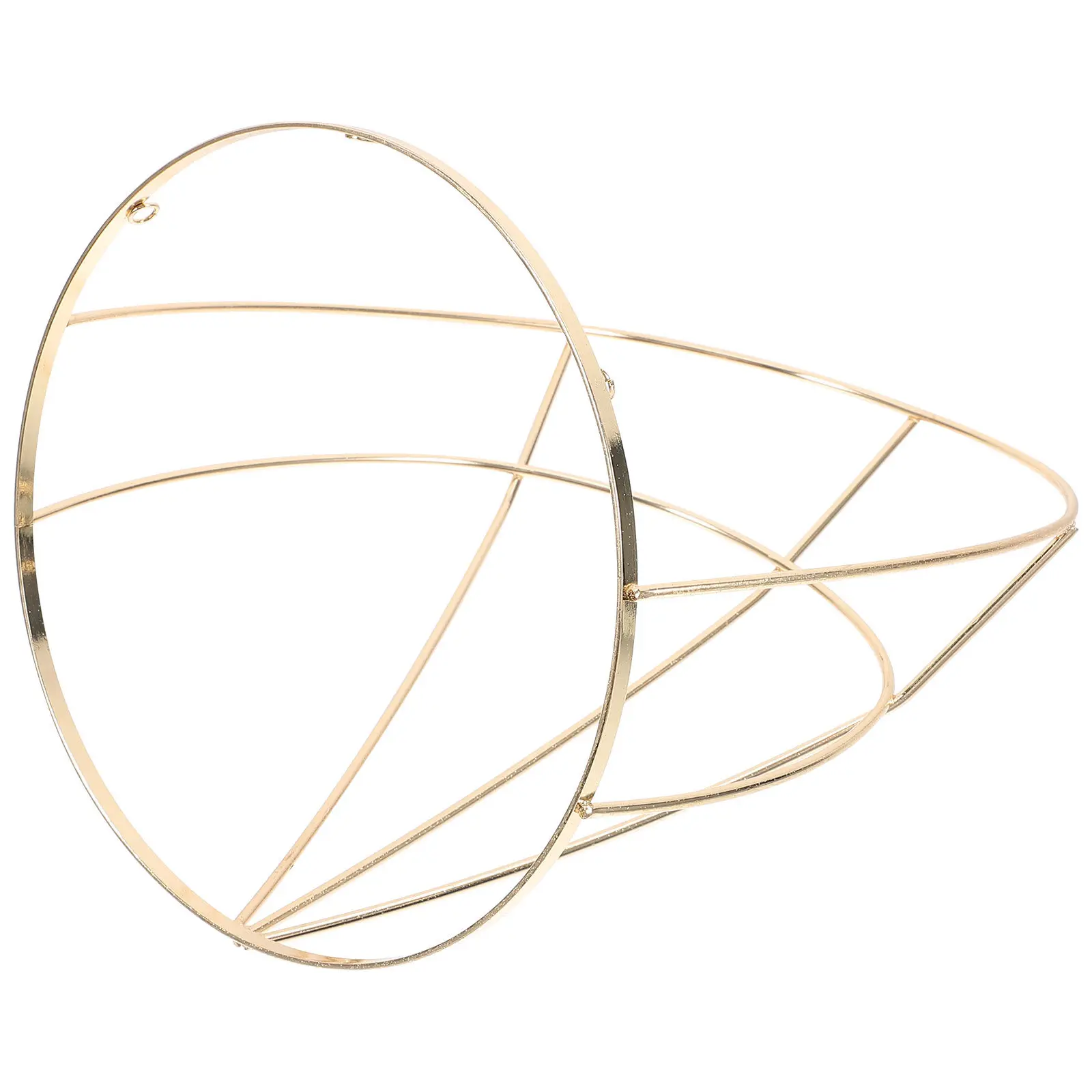 

Gold Color Metal Hair Crown Frame Chinese Traditional Ancient Headdress Making Accessory DIY Crown Headband Holder Display Stand