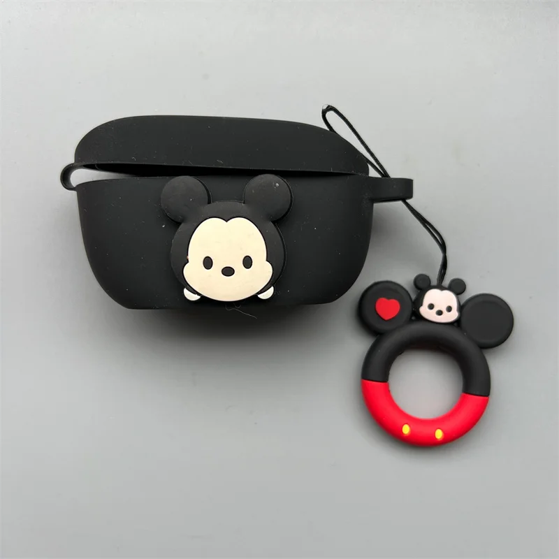 Cartoon Earphone Case Cover For JBL WAVE 100 TWS Silicone Blutooth Earbuds Charging Box Protective Cover With Finger Strap