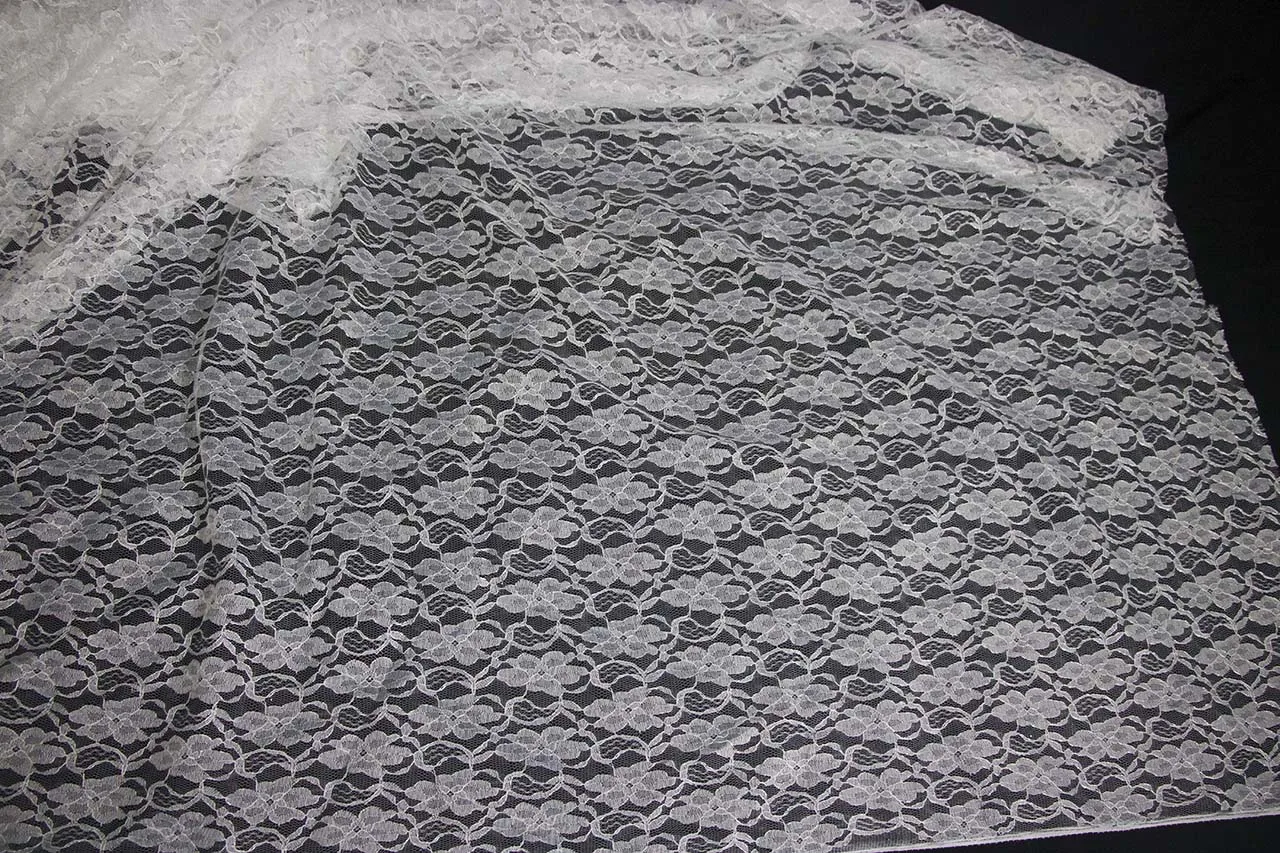 جديد الأبيض لينة الدانتيل شبكة نسيج الدانتيل الزفاف التصوير خلفية مفرش المائدة أريكة الملابس الستار النسيج #5