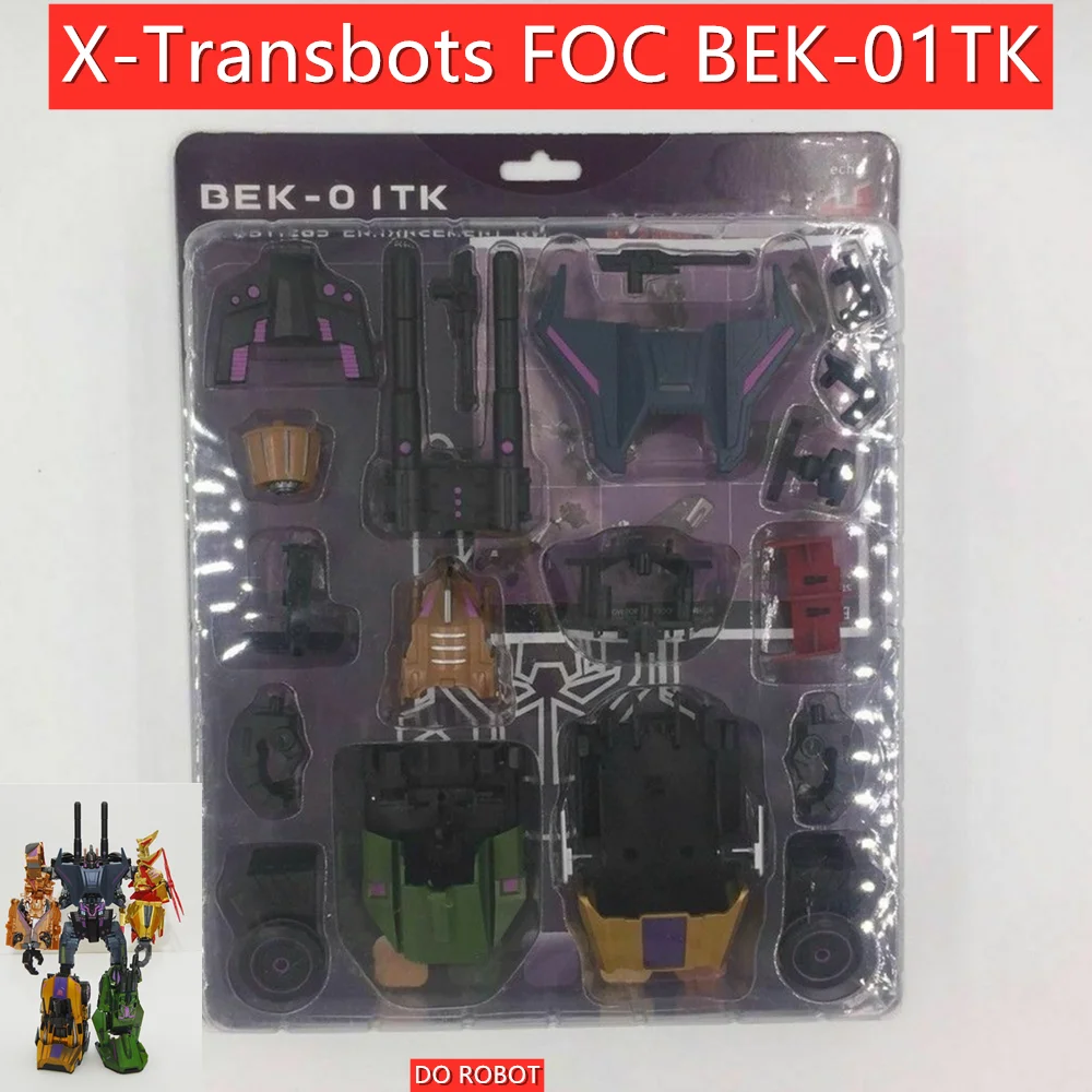 versao japonesa metallic upgrade kit para transformacao x transbots foc bruticus action figure acessorios novo bek01tk 01