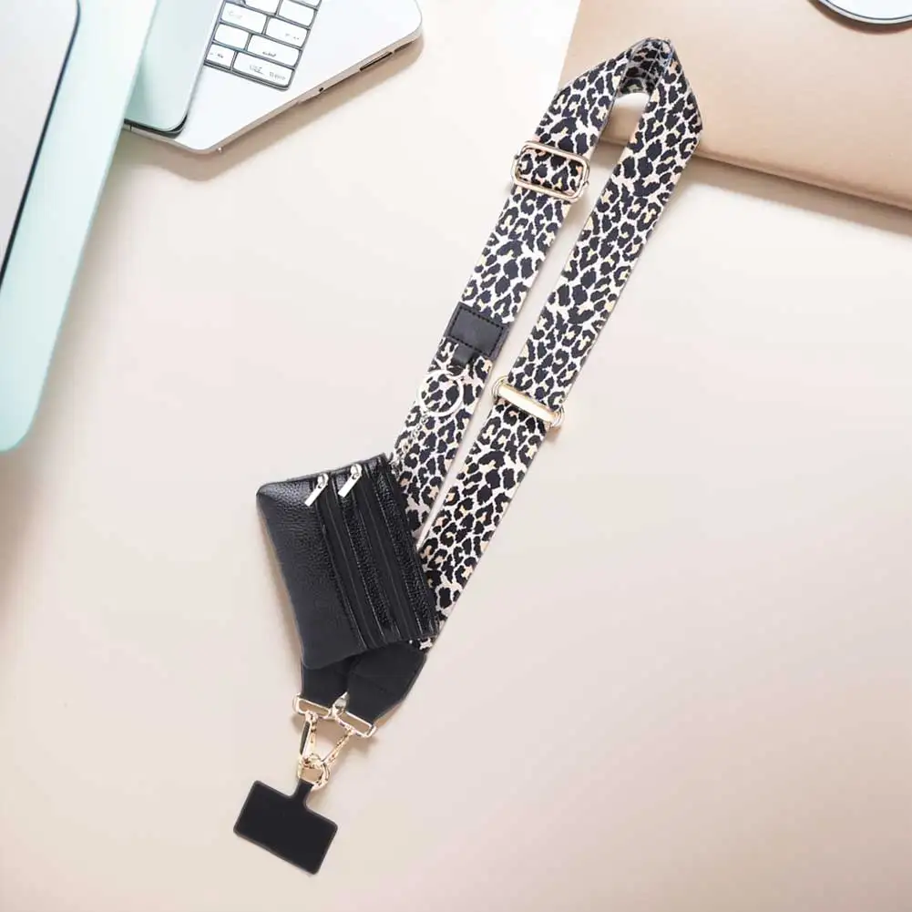 حزام الهاتف مع الحقيبة انغلق الهاتف المحمول الحبل حزام قابل للتعديل عبر الجسم سلسلة الهاتف متعددة الوظائف للهاتف #1