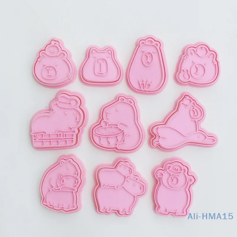 Cartoon Capybara Shaped Cookie Cutter Cute Animal Fondant Biscuit Mold Cake Decoration Tools Baking Accessories Kitchen Gadget