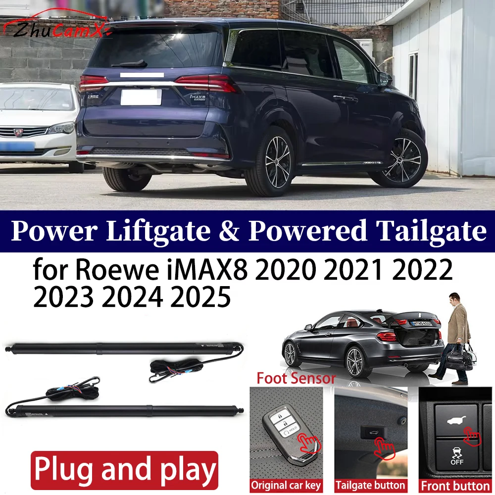 

ZhuCamX for Roewe iMAX8 2020-2025 Car OEM Power Liftgate Automatic One-Click Powered Tailgate Strut opener Plug and play