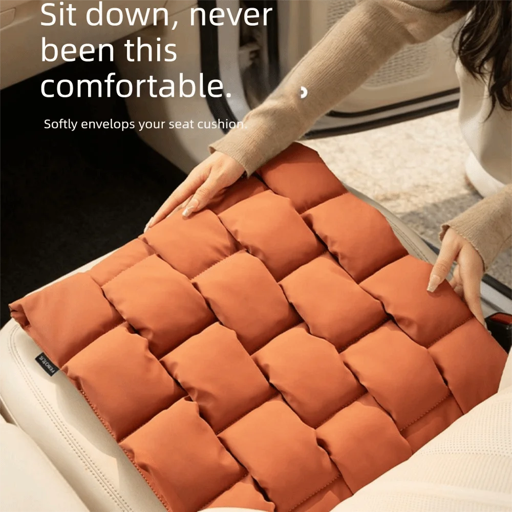 

Breathable Car Seat Cushion Universal Heat-dissipating Car Seat Protector Waterproof Nappa Leather Auto Seat Cover for Auto Seat