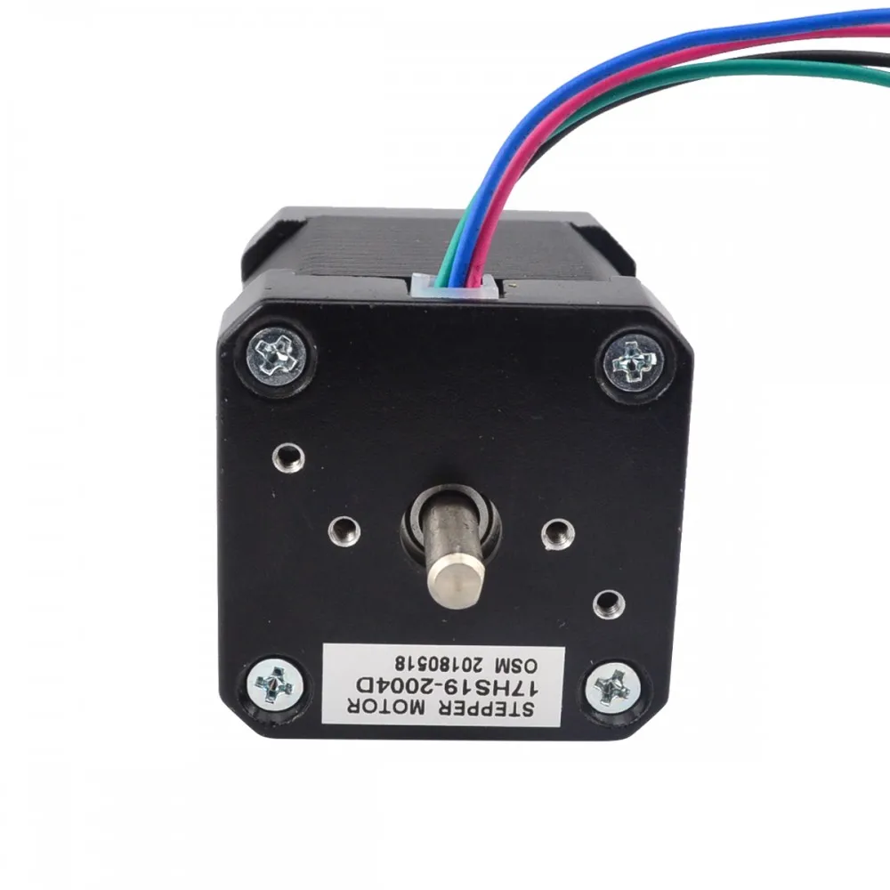 STEPPERONLINE Nema 17 Stepper Motor 48mm 59Ncm 2 Phase Double Shaft Stepper Motor 2A 4-lead for 3D printer CNC XYZ