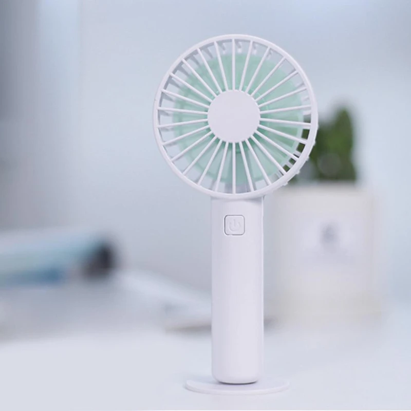 

Electric Fan Usb Mini Fan Handheld Personal Fan Rechargeable Battery Operated Cooling Fan Portable 3 Adjustable Air Speeds