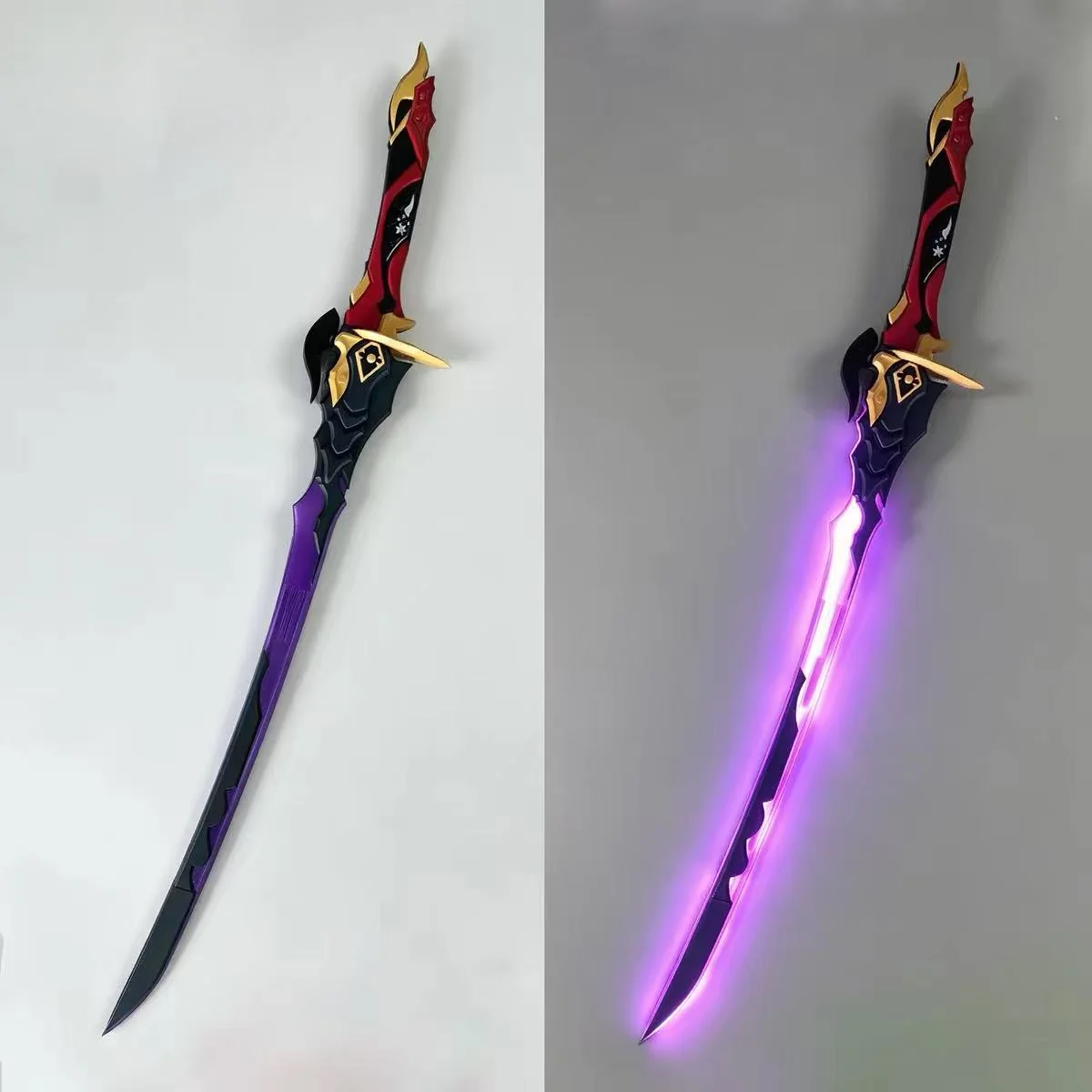 Raiden Mei Cos Luminous Sword Weapons 3D Printing Prop Game Honkai Impact3 Cosplay Prop Halloween Christmas Party Accessories