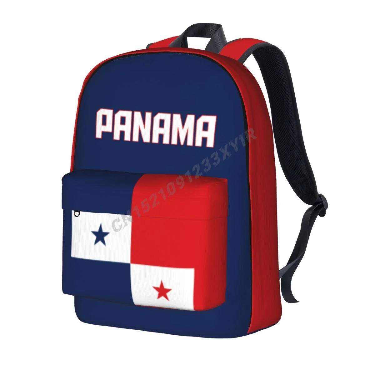 Unisex Backpack Panama Flag Panamanian Stitch Schoolbag Messenger Bag Case Laptop Travel Bag Mochila Gift