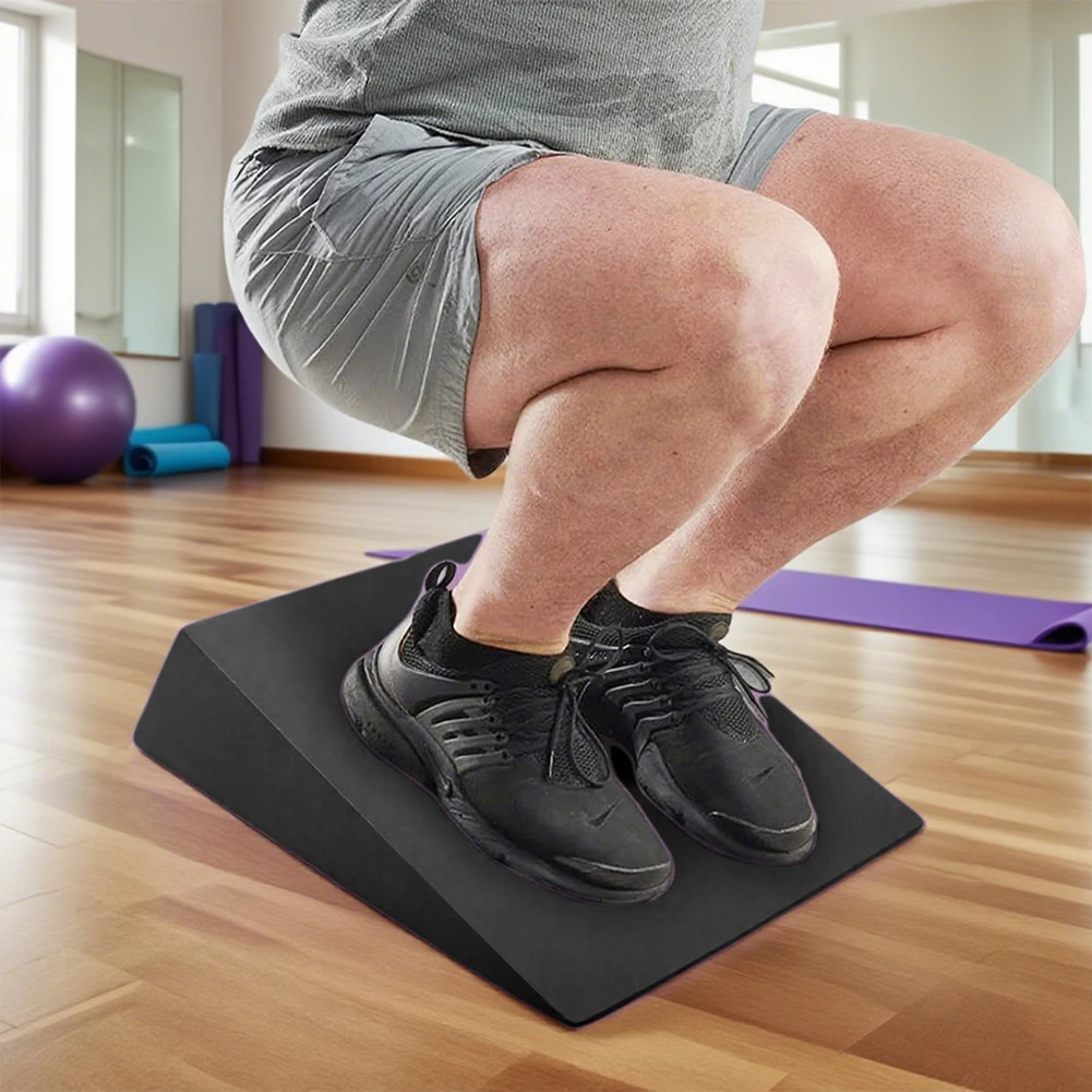 Squat Wedge Block Slant Board Multi-Functional Foot and Calf Stretching Incline Wedge Non-Slip Adjustable for Fitness Workout