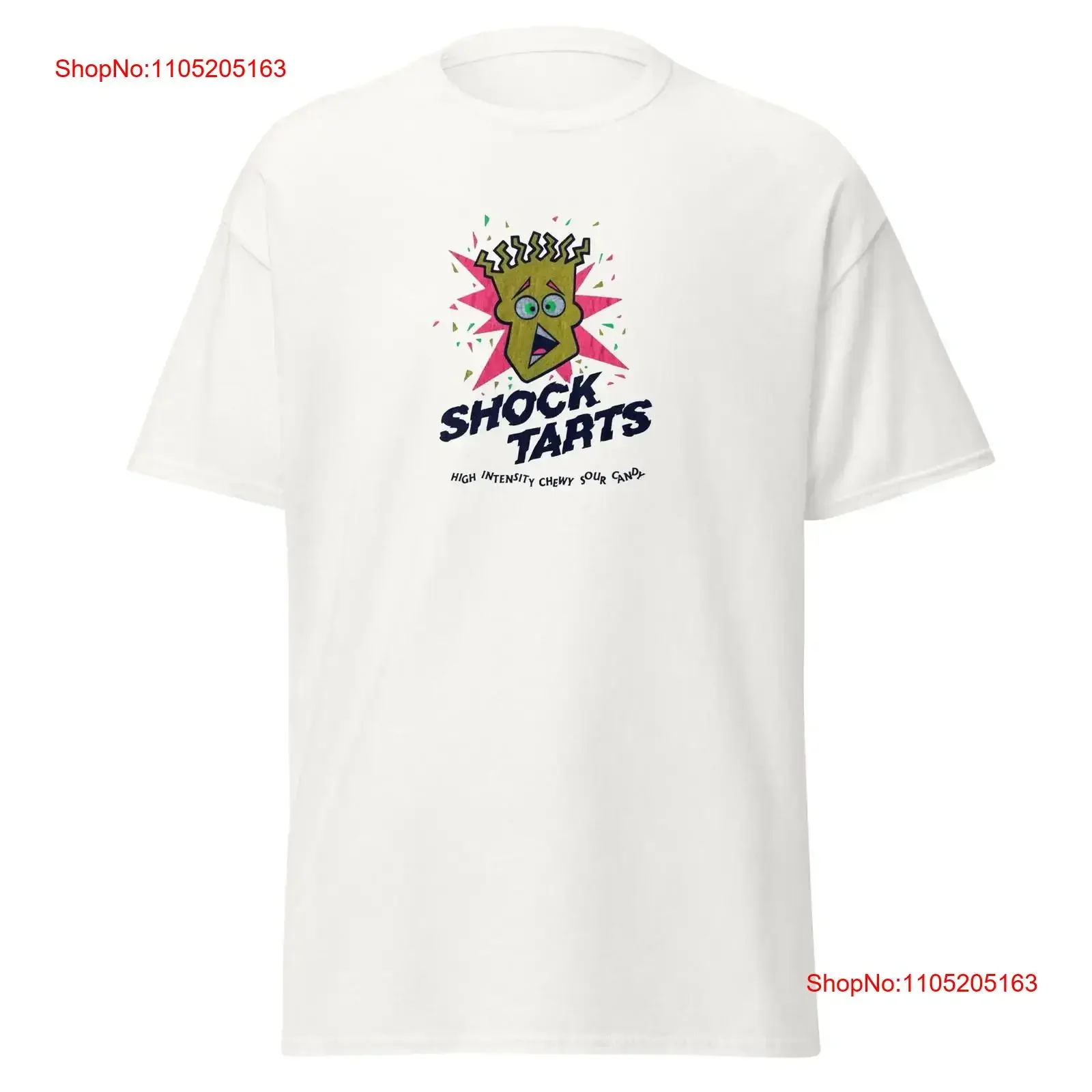 

Shock Tarts Candy Logo T Shirt Sour 90s Retro Tangy Treat vintage Washed Stylish streetwear Versatile homme Soft graphic Unisex