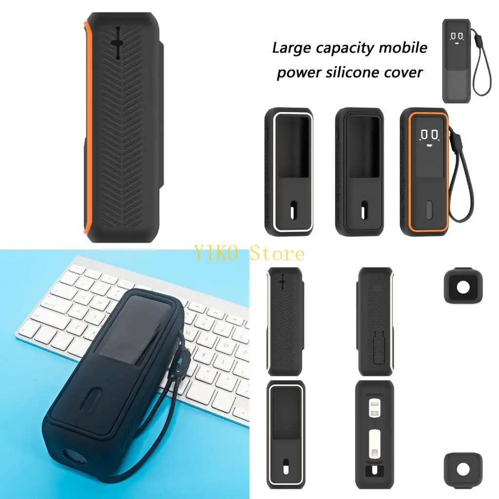 

K32C Soft Textured Silicone Cover with Comfortable Grip for 25000mAh Device Minimizing Hand Fatigue During Extended Charging