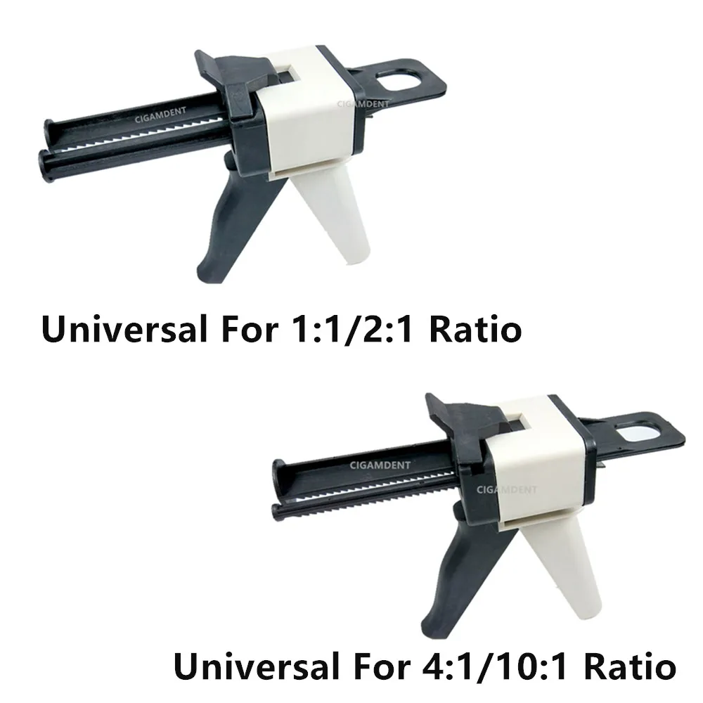 1Pc Dental Impression Mixing Dispensing Gun Dispenser Cartridge Delivery Caulking Gun 50ML