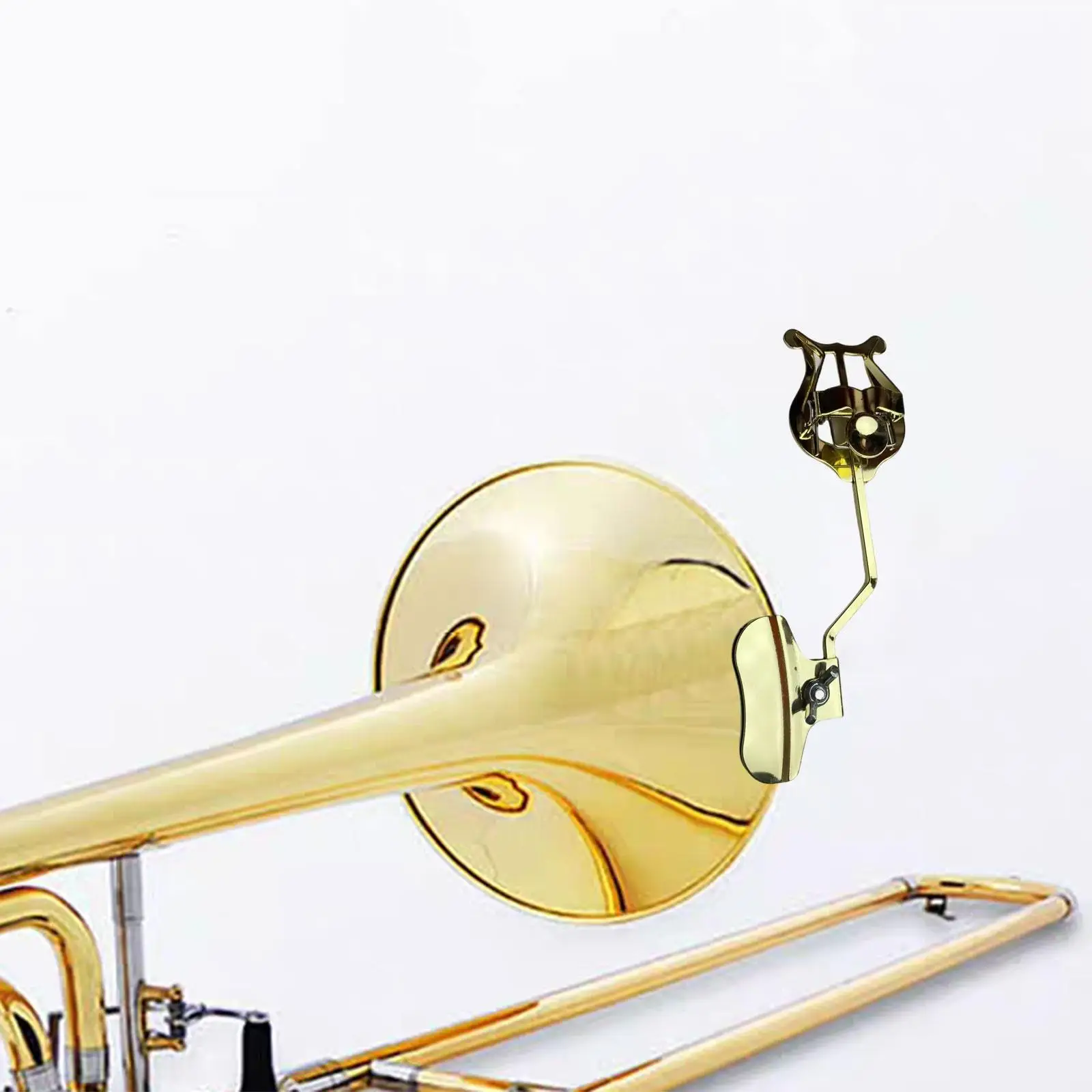 Folha de trompete lira portátil trombone lira suporte de partitura para iniciantes