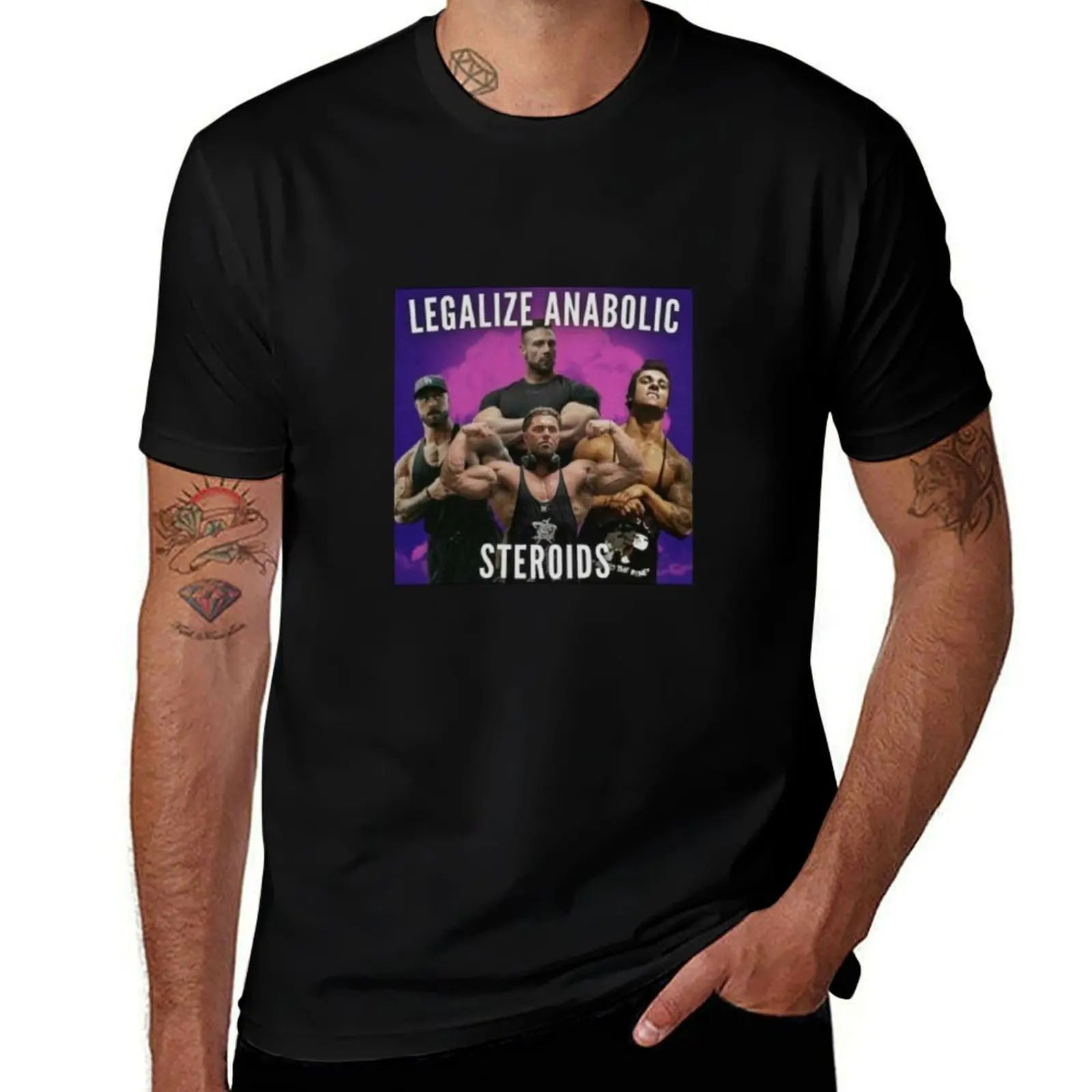 Legalize anabolic steroids T-Shirt Fitness Training Breathable Tee
