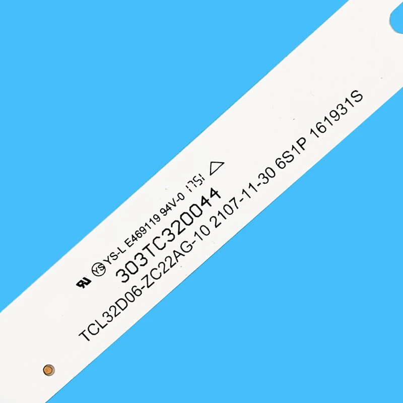 1 комплект = 2 шт., 6 светодиодов (1 лампа 6 В), 596 мм, подходит для 32-дюймовой подсветки ЖК-телевизора, фотоленты 303TC320044