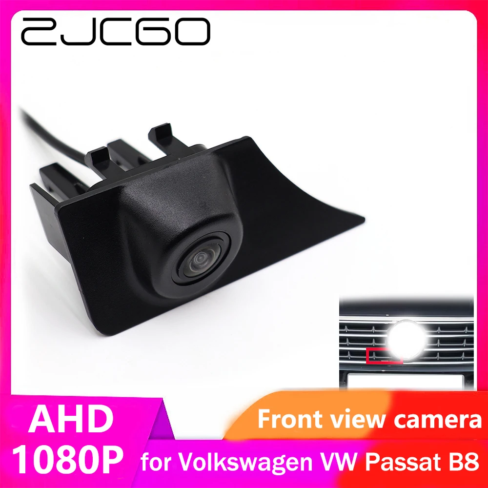 

ZJCGO AHD CVBS 1080P 170° Car LOGO Parking Front View Camera for Volkswagen VW Passat B8