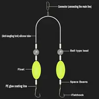 5/10Pcs Double Reverse Fishing Hook Off-Bottom Double Hook Rig Set: Ideal for European Carp Fishing, Bypass Weeds, Stones & Silt 4