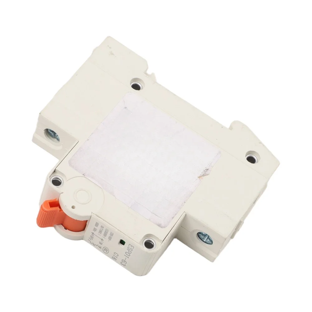 DIN Rail Breaker 16A Overload Protector Dual Circuit Protection Visible Status Indicator For Household Lighting