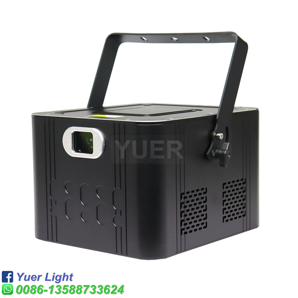 New Produc30KPPS 15W Full Color Laser Light DMX512 18/29CH Animation Pattern Scaning Effect Laser Projector DJ Disco Stage Party